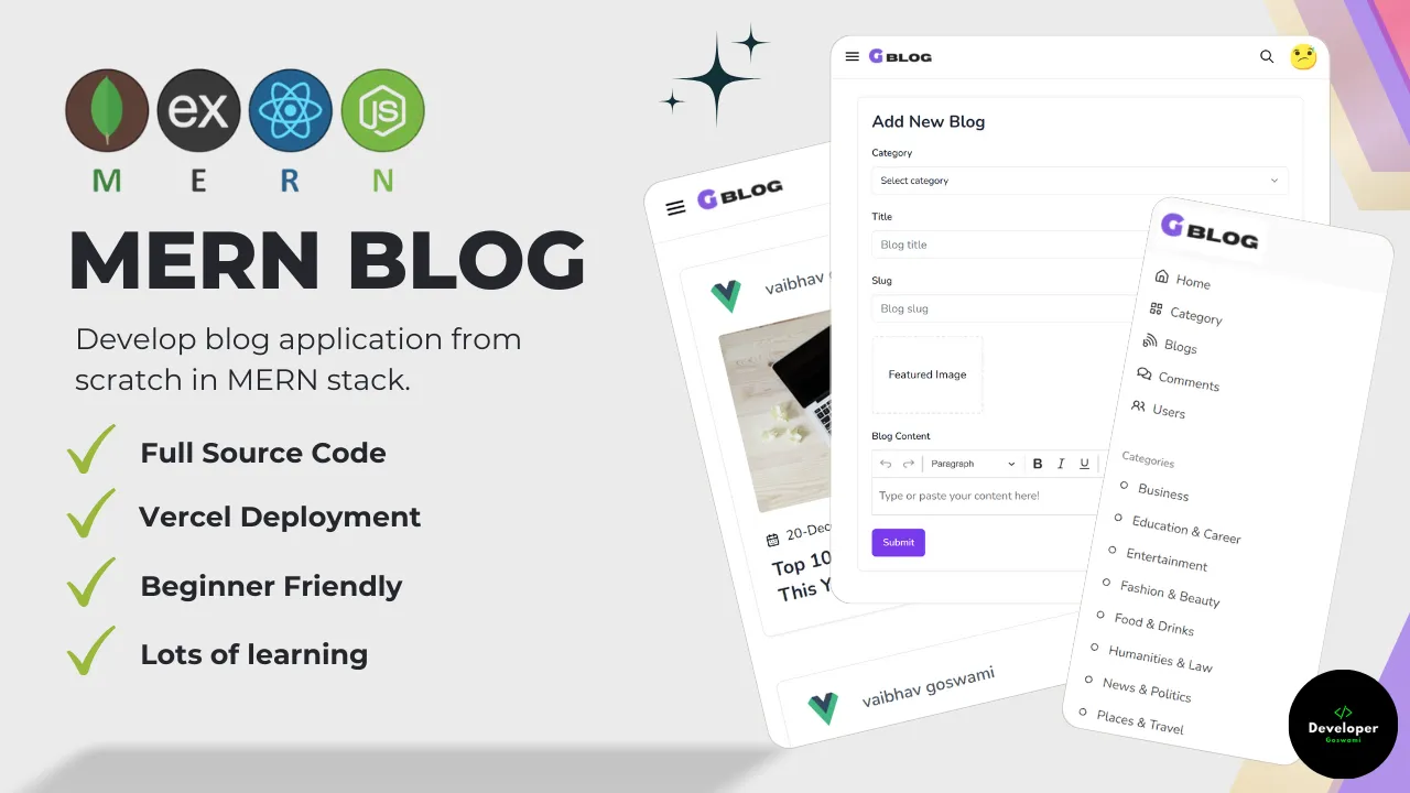 MERN Blog Application