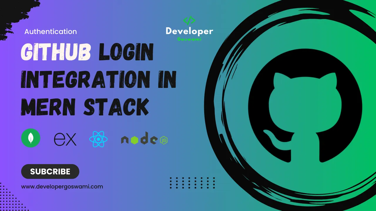GitHub Login Integration in MERN Stack | Full Tutorial with Source Code