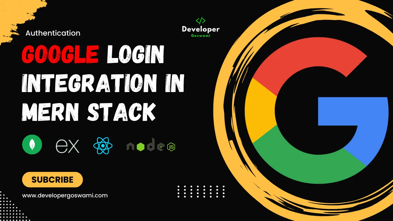 Google login integration in MERN Stack